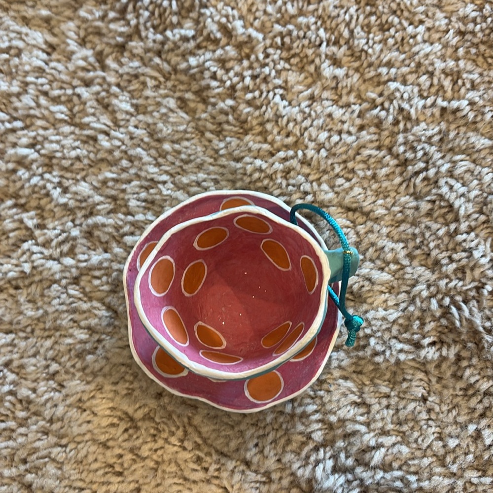 Anthropologie teacup ornament - Picture 3 of 4